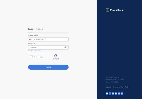 
                            3. Authorize — CoinsBank