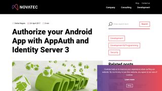 
                            11. Authorize your Android App with AppAuth and Identity Server 3 | Novatec