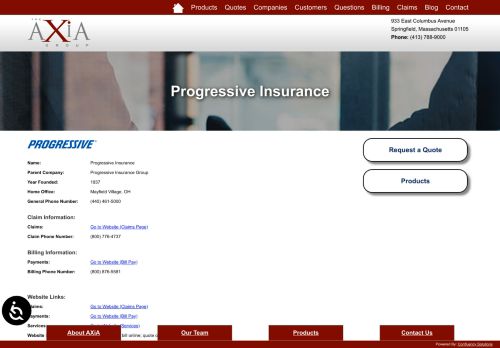 
                            6. Authorized Progressive Agent - Insurance Company - The AXiA Group