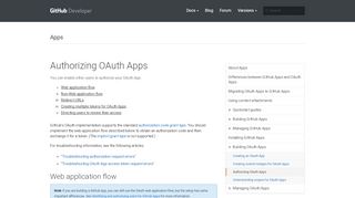 
                            4. Authorizing OAuth Apps | GitHub Developer Guide