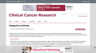 
                            1. Authors - Clinical Cancer Research - AACR Journals