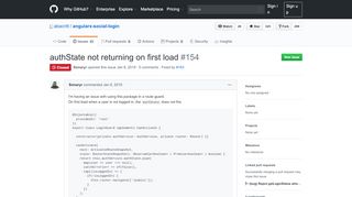 
                            13. authState not returning on first load · Issue #154 · abacritt/angularx ...