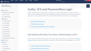 
                            12. Authy: Two-factor Authentication and Passwordless Login by API and ...