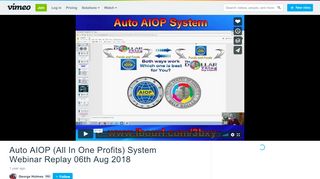 
                            13. Auto AIOP (All In One Profits) System Webinar Replay 06th Aug 2018 ...