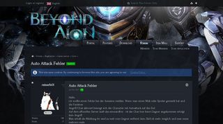 
                            9. Auto Attack Fehler - Core - Beyond Aion - Best Aion Private Server