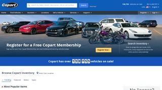 
                            2. Auto Auction - Copart USA - Salvage Cars For Sale