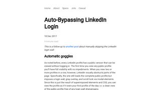 
                            3. Auto-Bypassing LinkedIn Login