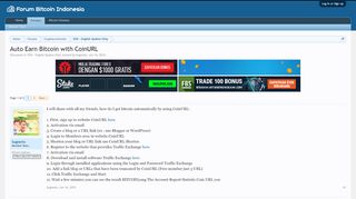 
                            3. Auto Earn Bitcoin with CoinURL | Forum Bitcoin Indonesia