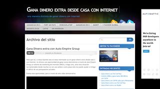 
                            10. auto empire group | Gana dinero extra desde casa con internet