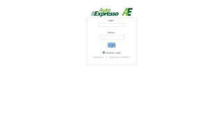 
                            1. Auto Expresso - Sinal verde pra você > Login