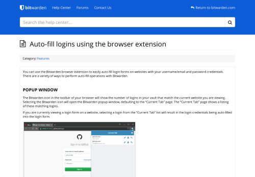 
                            10. Auto-fill logins using the browser extension | Bitwarden ...