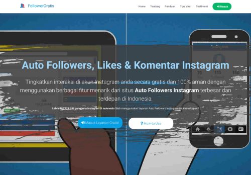 
                            13. Auto Followers & Likes Instagram - FollowerGratis.co.id