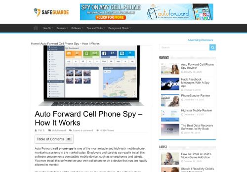 
                            2. Auto Forward Cell Phone Spy - How It Works