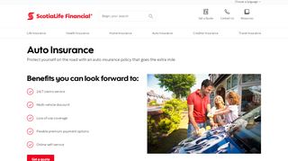 
                            12. Auto Insurance - ScotiaLife Financial