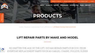 
                            7. Auto Lift Repair Parts - Search by OEM - SVI International