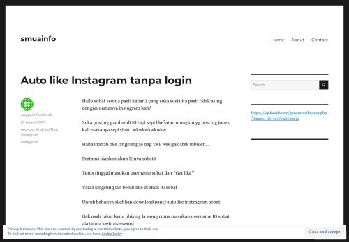 
                            8. Auto like Instagram tanpa login – smuainfo