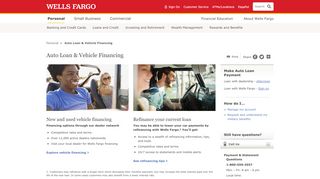 
                            10. Auto Loan & Car Loan Financing for your Vehicle - Wells Fargo