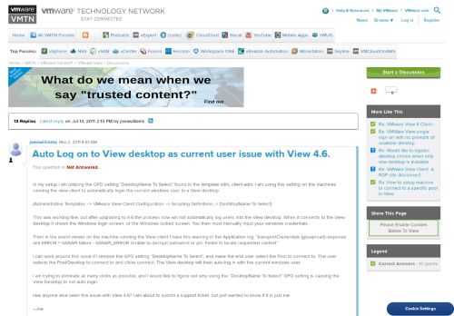 
                            2. Auto Log on to View desktop as current user iss... |VMware Communities