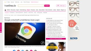 
                            1. Auto-Login entschärft: Google reagiert auf Nutzer-Kritik bei Chrome