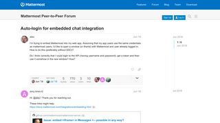 
                            3. Auto-login for embedded chat integration - Mattermost Peer-to-Peer ...