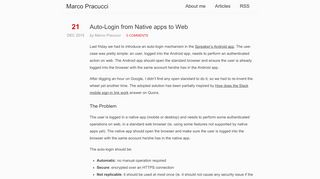 
                            13. Auto-Login from Native apps to Web - Marco Pracucci