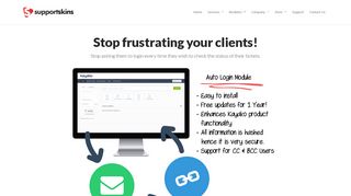 
                            9. Auto Login - Kayako Modules - SupportSkins.com