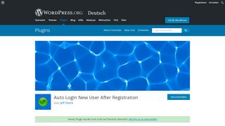 
                            3. Auto Login New User After Registration | WordPress.org