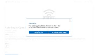 
                            4. รับ Auto Login Open WiFi - Microsoft Store th-TH