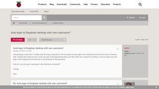 
                            2. Auto-login to Raspbian desktop with own username? - Raspberry Pi ...