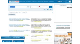 
                            4. auto-login - Traducción al español - ejemplos inglés | Reverso Context