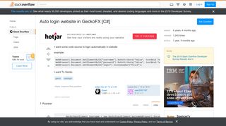 
                            1. Auto login website in GeckoFX [C#] - Stack Overflow