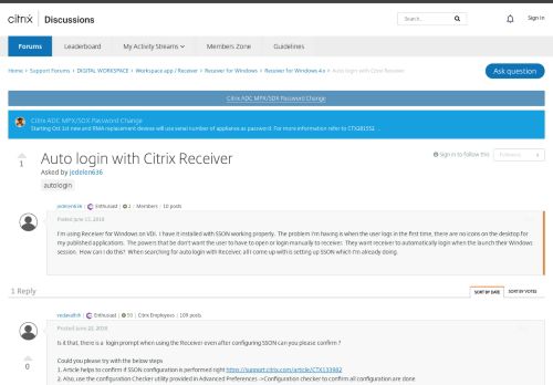 
                            1. Auto login with Citrix Receiver - Receiver for Windows 4.x ...