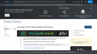 
                            6. auto login with Cubian (debian with mate) - Unix & Linux Stack ...
