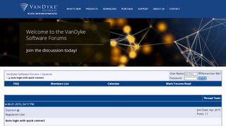 
                            4. Auto login with quick connect - VanDyke Software Forums