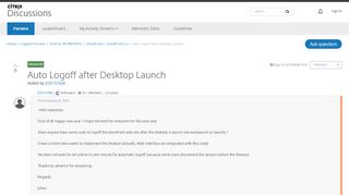 
                            1. Auto Logoff after Desktop Launch - StoreFront 3.x - Discussions ...