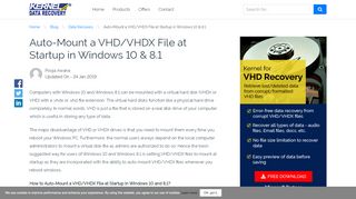 
                            1. Auto-Mount a VHD/VHDX File at Startup in Windows 10, 8.1 ...