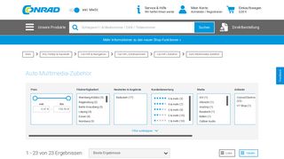 
                            11. Auto Multimedia-Zubehör günstig online kaufen bei Conrad