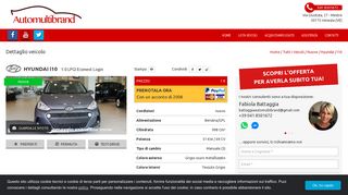
                            9. Auto nuova HYUNDAI i10 1.0 LPGI Econext Login ...