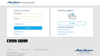 
                            8. Auto-Owners: Login