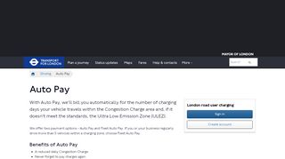 
                            1. Auto Pay - Transport for London