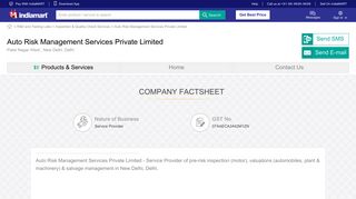 
                            1. Auto Risk Management Services Private Limited - Service Provider of ...