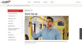 
                            4. Auto Top Up - Public Transport Victoria - PTV