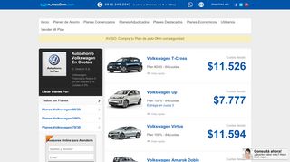 
                            10. Autoahorro Volkswagen - Planes 0 km - Planes de Ahorro Vw en ...