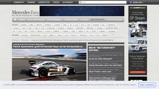 
                            12. AutoArenA bei VLN 3 auf dem Nürburgring: Patrick Assenheimer greift ...