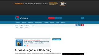 
                            9. Autoavaliação e o Coaching - Artigos - Carreira - Administradores.com