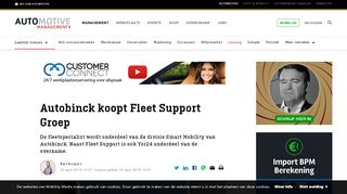 
                            13. Autobinck koopt Fleet Support Groep - Automotive Online
