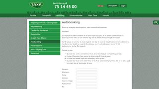 
                            9. Autobooking - Esbjerg Taxa