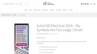 
                            8. AutoCAD Electrical 2016 – My Symbols Are Too Large / Small ...