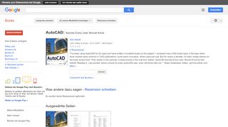 
                            11. AutoCAD: Secrets Every User Should Know - Google Books-Ergebnisseite
