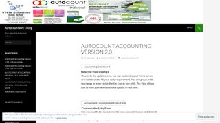 
                            7. AutoCount Accounting Version 2.0 | Autocountsoft's Blog